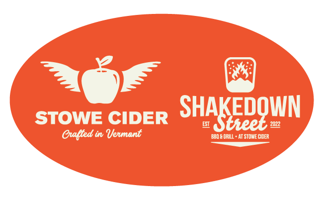 Stowe Cider and Shakedown Street logos